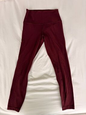 Lululemon Align High-Rise 25" Leggings | Size 4 | Burgundy